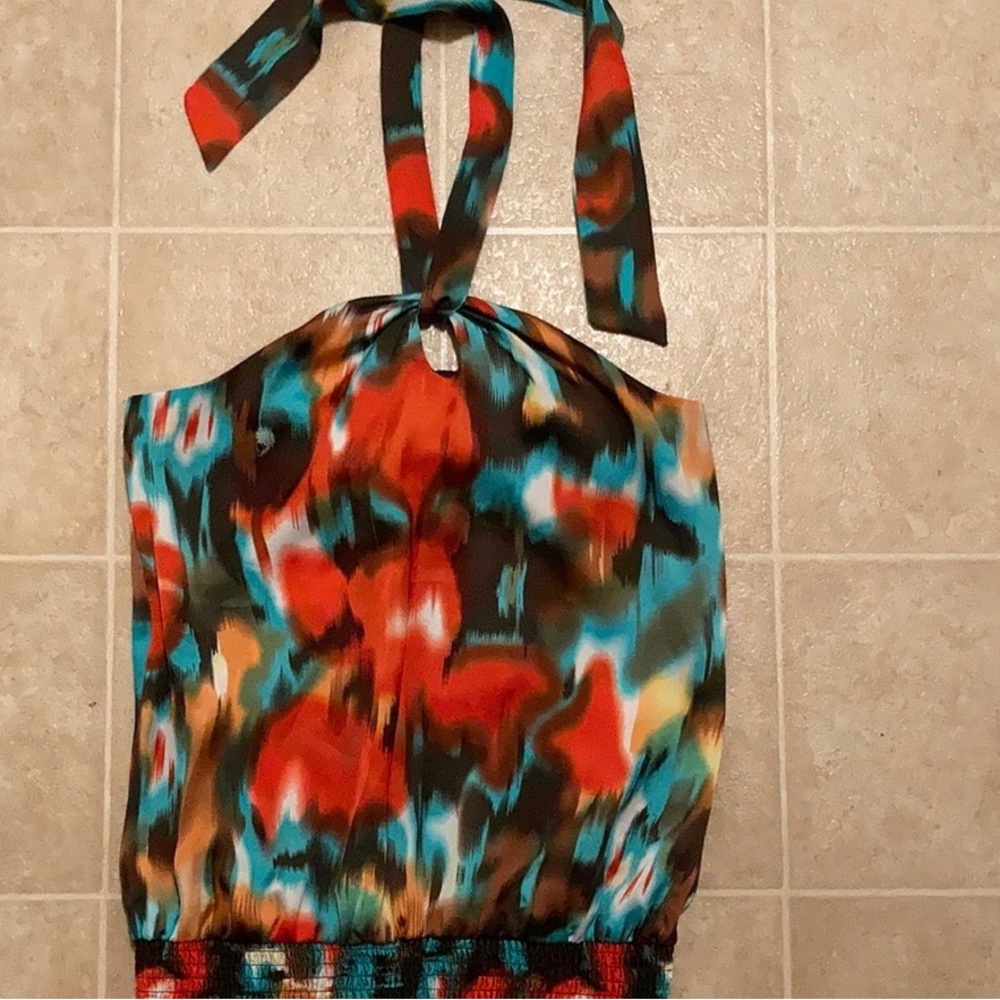 Byer California Multicolor Halter Blouse